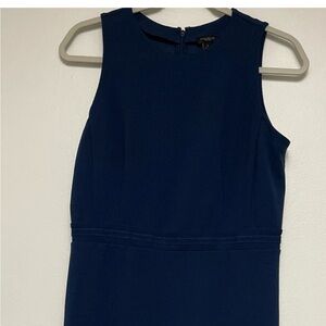 Ann Taylor Elegant Blue Midi Dress